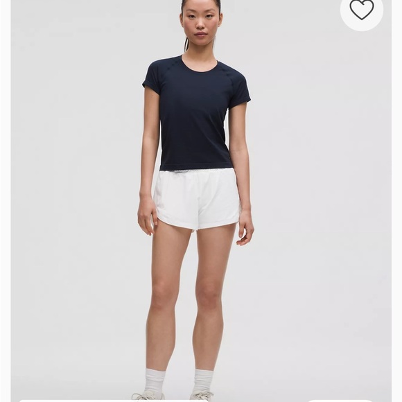 lululemon athletica Women's Jet Black Athletic Shorts - Picture 4 of 4